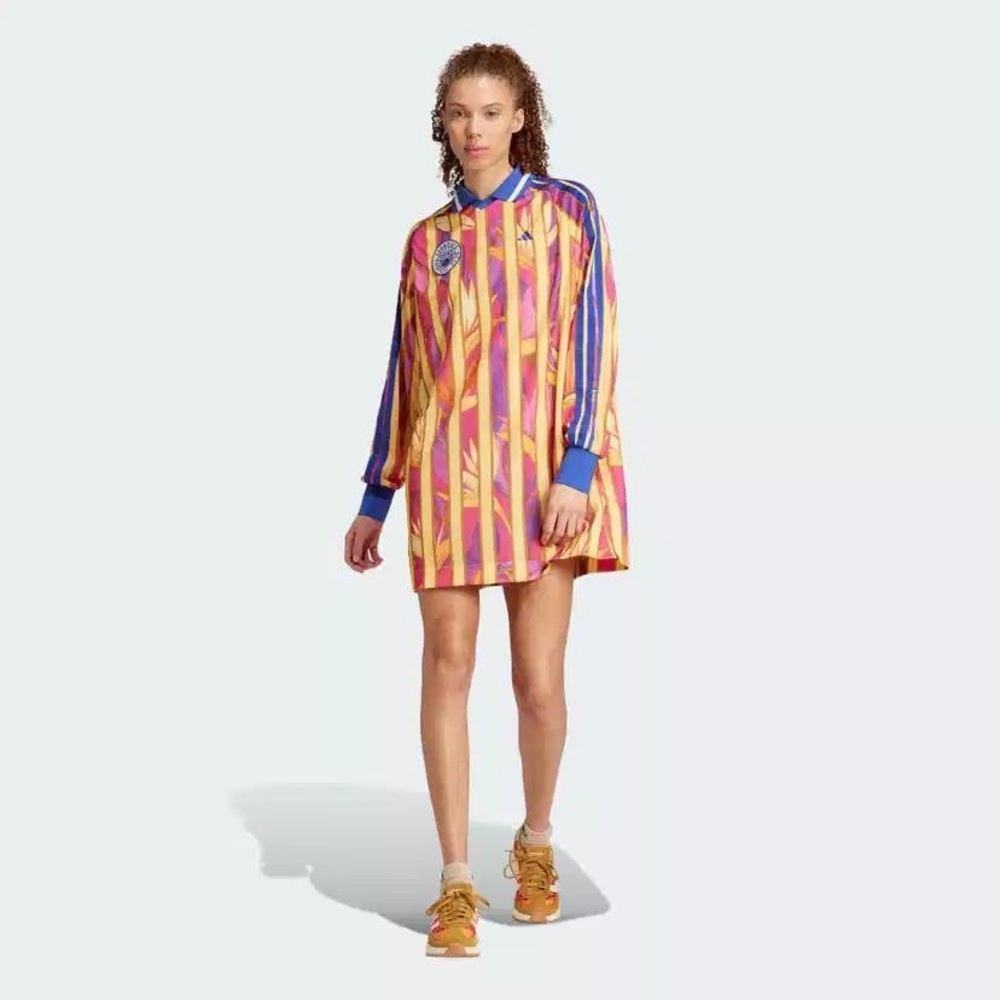Adidas farm Rio vintage retro tennis floral sport  dress skirt